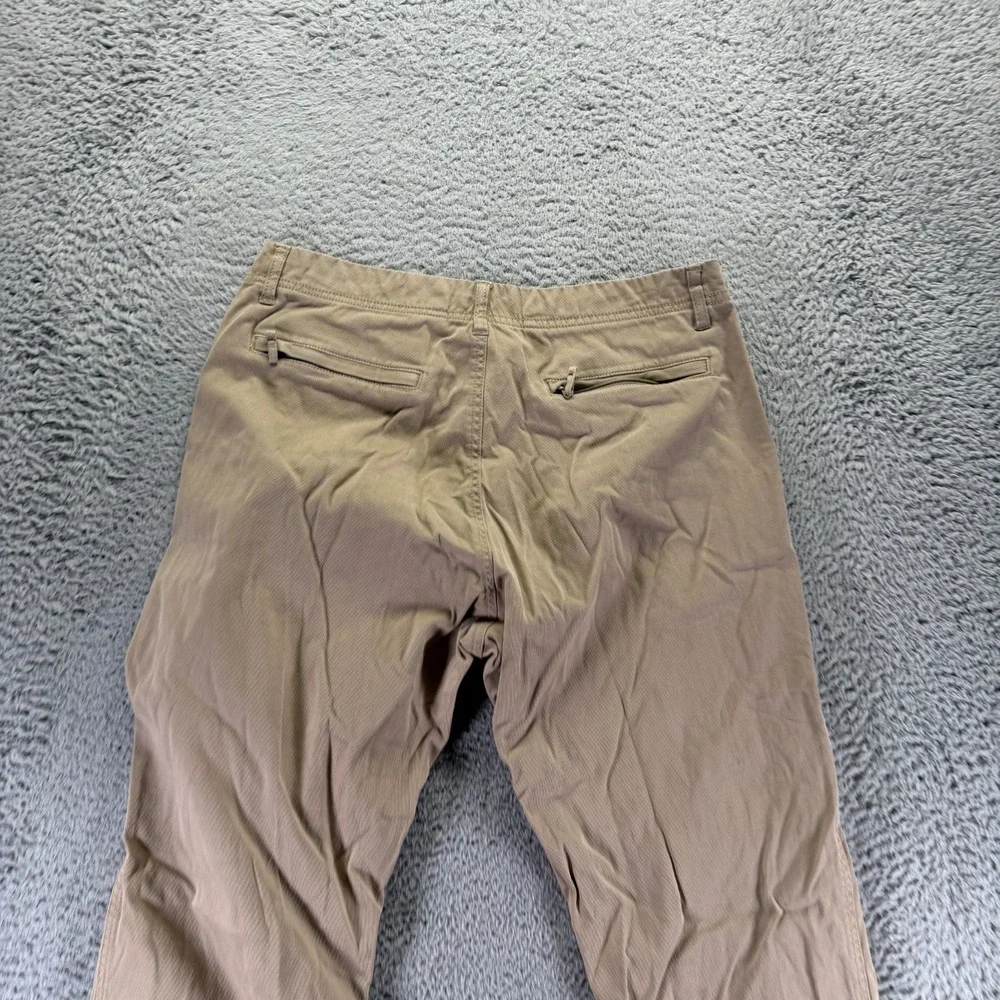 Carbon 2 Cobalt Pant Mens 33x31 Beige Cotton Corduroy Chino Straight Leg Stretch